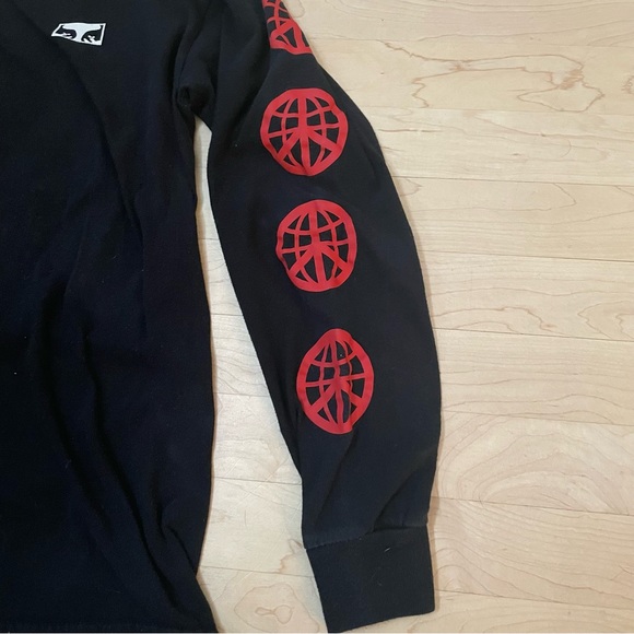 Obey Black Long Sleeve Small T-Shirt - Human Rights - Picture 6 of 9